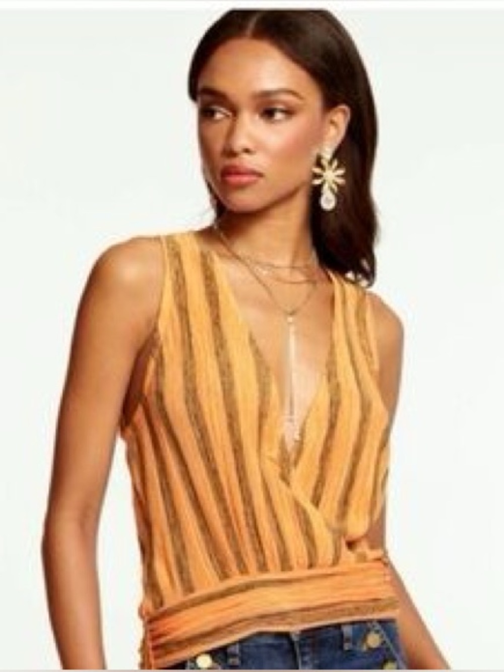 Ramy Brook Candace Striped Top